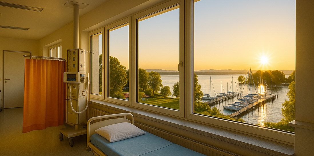 Der Aufwachraum in der RoMed Klinik Prien