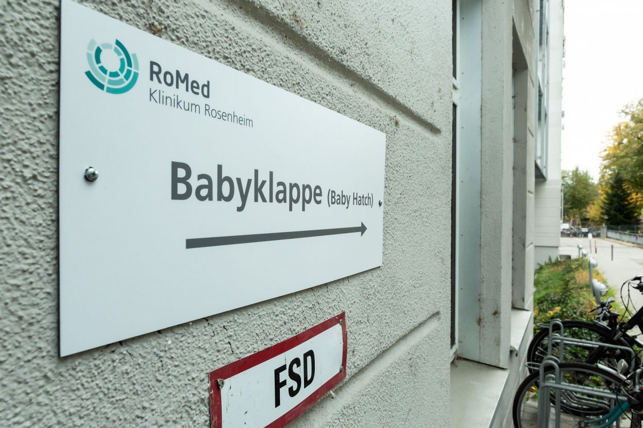 Babyklappe am RoMed Klinikum Rosenheim