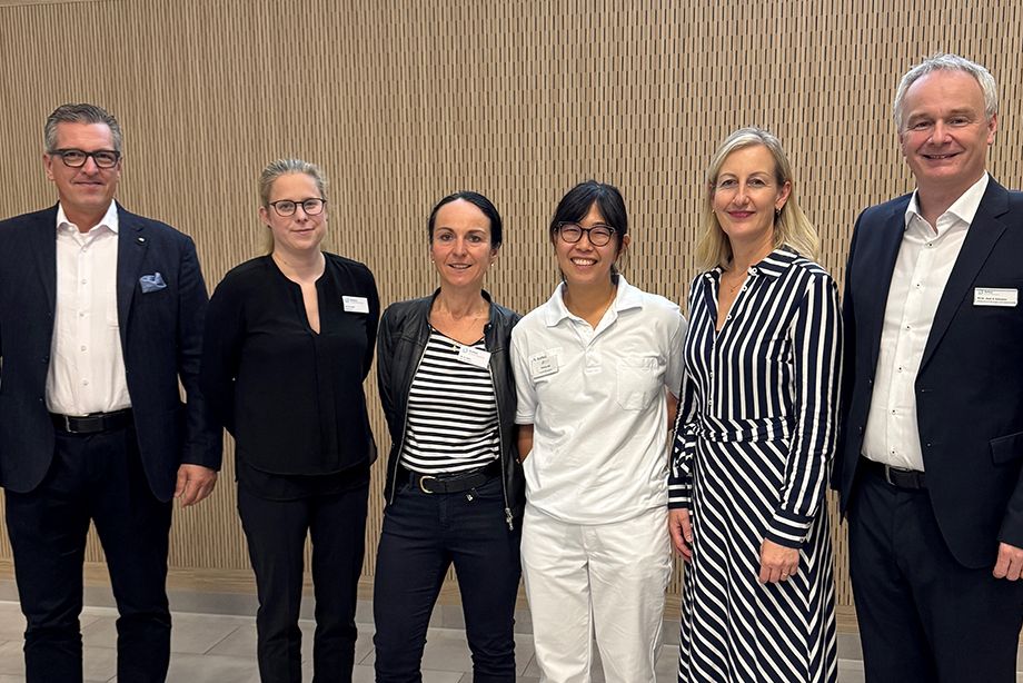 v.l.: Organisatoren und Referenten des Gynäkologisch-Geburtshilflichen Symposiums: Prof. Dr. Marc Martignoni, Dr. Monika Wolf, Dr. Gerlinde Götz, Felicia Sili, Dr. Angela Kirschenhofer, PD Dr. Andreas Schnelzer v.l.: Organisatoren und Referenten des Gynäkologisch-Geburtshilflichen Symposiums: Prof. Dr. Marc Martignoni, Dr. Monika Wolf, Dr. Gerlinde Götz, Felicia Sili, Dr. Angela Kirschenhofer, PD Dr. Andreas Schnelzer