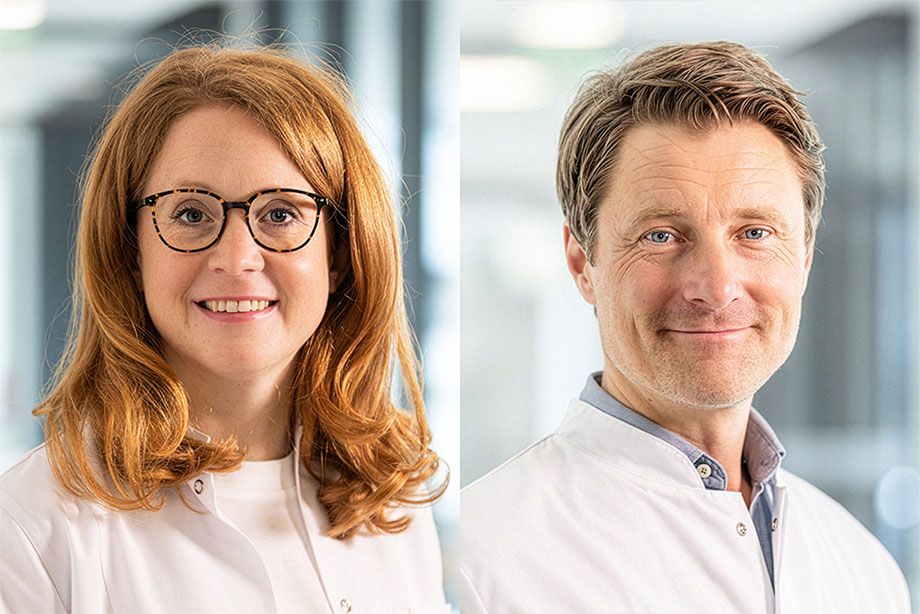 Die RoMed-Spezialisten Oberärztin Dr. Anna Deißler und Chefarzt PD Dr. Hendrik Jünger
