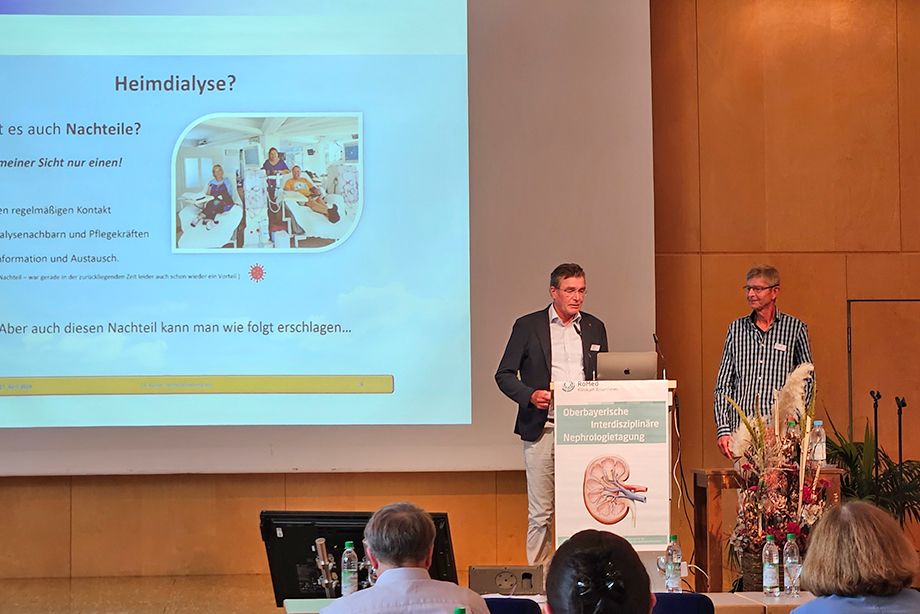 v.l.n.r.: Dr. Andreas Thiele und Wilhelm Bauhuber