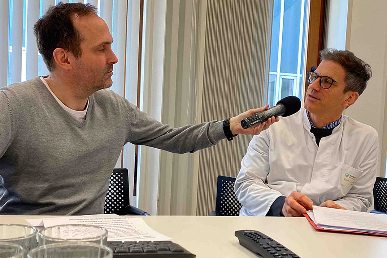 Christoph Grabner und Prof. Dr. Kai Nowak im Interview Christoph Grabner und Prof. Dr. Kai Nowak im Interview