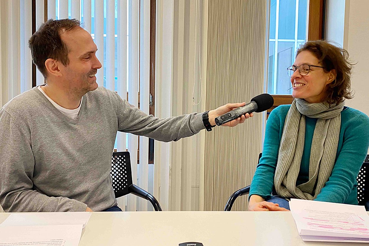 Christoph Grabner und Christiane Abel im Interview Christoph Grabner und Christiane Abel im Interview